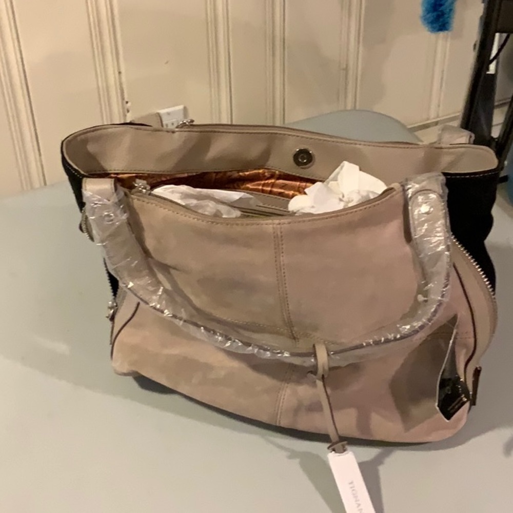 Brand new suede bag